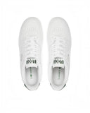 Lacoste Ανδρικά Δερμάτινα Sneakers Set 224 748SMA00181R5 WHT/DK GRN Λευκό