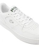 Lacoste Ανδρικά Δερμάτινα Sneakers Set 224 748SMA00181R5 WHT/DK GRN Λευκό