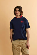 La Martina Ανδρικό T-Shirt MCR009JS388-07017 Μπλε