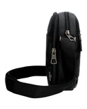 Pepe Jeans Ανδρικό Τσαντάκι Ωμου Δύο Θήκες Berwick 7475541-999  Μαύρο