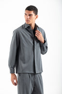 Overshirt Vittorio 300-2526-BAREZZI GREY Γκρι