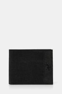 US. Polo Assn. Ανδρικό Μεγάλο Δερμάτινο Πορτοφόλι Hamilton WEUHT2606MHA000 Μαύρο