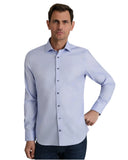 Navy & Green Ανδρικό Πουκάμισο Μακρυμάνικο 24NG.BX241/NGM.2 LIGHT BLUE  Σιέλ