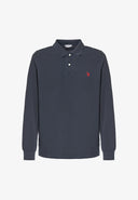 U.S. Polo Assn. Ανδρική Μπλούζα Μακρυμάνικη Polo US42 177 003-1-179 Μπλε