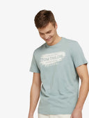 Ανδρική Μπλούζα Tom Tailor Printed Logo T-Shirt 1030034-12960 Πράσινο