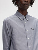 Fred Perry Ανδρικό Πουκάμισο Button Down Collar Shirt M5650-102 Γκρι