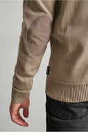 Navy & Green Ανδρική Πλεκτή Βαμβακερή Ζακέτα 24YM.454/GZ.6 Simply Taupe Μπεζ