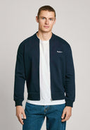 Pepe Jeans Ανδρική Ζακέτα Φούτερ Με Όρθιο Γιακά Duke Bomber  PM582836-594 Μπλε
