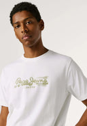 Pepe Jeans Ανδρικό T-shirt Seasonal Logo Fantasy 3 PM5010292-800 Λευκό