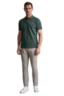 Navy & Green Ανδρική Μπλούζα Πόλο Κοντομάνικη 24GE.300.9 Deep Atlantic Κυπαρισσί