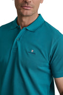 Navy & Green Ανδρική Μπλούζα Πόλο Κοντομάνικη 24GE.300.9 Deep Lake Πετρόλ