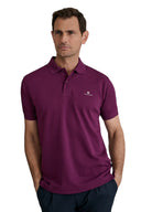 Navy & Green Ανδρική Μπλούζα Πόλο Κοντομάνικη 24GE.300.9 Dark Purple Μωβ