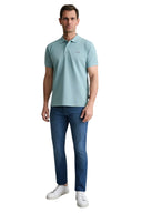 Navy & Green Ανδρική Μπλούζα Πόλο Κοντομάνικη 24GE.300.9 Dusty Turquoise Βεραμάν