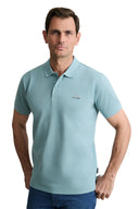 Navy & Green Ανδρική Μπλούζα Πόλο Κοντομάνικη 24GE.300.9 Dusty Turquoise Βεραμάν