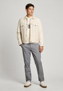 Pepe Jeans Παντελόνι Ανδρικό Slim Chino Poplin PM211873-949 Γκρι
