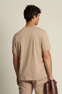 La Martina Ανδρικό T-Shirt MCR009JS388-04167 Μπεζ