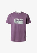 Pepe Jeans Ανδρική Μπλούζα T-Shirt Dalter  PM509780-491 Μωβ