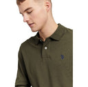 U.S. Polo Assn. Ανδρική Μπλούζα Μακρυμάνικη Polo US42 177 003-1-249 Λαδί