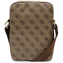 Guess Τσαντάκι Ώμου 4G Stripes bag for 8" tablet 3666339120436 Καφέ