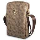 Guess Τσαντάκι GUTB8G4GFBR 8"  4G Big Metal Logo Καφέ