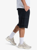 Quiksilver Ανδρική Βερμούδα Cargo EQYWS03912-KVJ0 Μαύρο