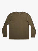 Quiksilver Ανδρικό T-Shirt Longsleeve Script Talk EQYZT07055-CRE0 Χακί