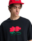 Quiksilver Ανδρικό T-Shirt Structured Flower EQYZT08298-KVJ0 Μαύρο