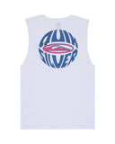 Quiksilver Ανδρική Αμάνικη Μπλούζα EV Quikglobe Muscle EQYZT08311-WBB0 Λευκό