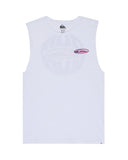 Quiksilver Ανδρική Αμάνικη Μπλούζα EV Quikglobe Muscle EQYZT08311-WBB0 Λευκό
