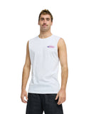 Quiksilver Ανδρική Αμάνικη Μπλούζα EV Quikglobe Muscle EQYZT08311-WBB0 Λευκό