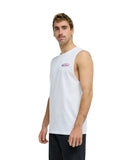 Quiksilver Ανδρική Αμάνικη Μπλούζα EV Quikglobe Muscle EQYZT08311-WBB0 Λευκό