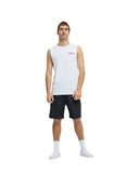 Quiksilver Ανδρική Αμάνικη Μπλούζα EV Quikglobe Muscle EQYZT08311-WBB0 Λευκό