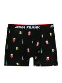 John Frank Drinks Ανδρικό Μποξεράκι JFBD304 Μαύρο