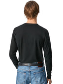 Pepe Jeans Original Ανδρική Μπλούζα Μακρυμάνικη Μαύρη PM508211-999