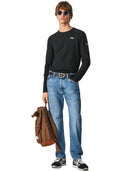 Pepe Jeans Original Ανδρική Μπλούζα Μακρυμάνικη Μαύρη PM508211-999