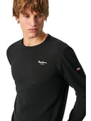 Pepe Jeans Original Ανδρική Μπλούζα Μακρυμάνικη Μαύρη PM508211-999