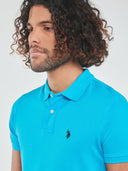 U.S. Polo Assn. Ανδρική Μπλούζα Polo Κοντομάνικη 6507941029-230 Τυρκουαζ
