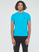 U.S. Polo Assn. Ανδρική Μπλούζα Polo Κοντομάνικη 6507941029-230 Τυρκουαζ