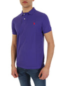 U.S. Polo Assn. Ανδρική Μπλούζα Polo Κοντομάνικη 6507941029-235 Μώβ