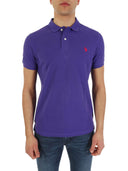 U.S. Polo Assn. Ανδρική Μπλούζα Polo Κοντομάνικη 6507941029-235 Μώβ