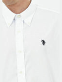 U.S. Polo Assn. Ανδρικό Πουκάμισο  6711751371-100 Λευκό