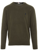 Us Polo Assn. Ανδρικό Πουλόβερ Leon 173 66566 48847-146 Χακί