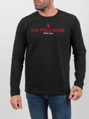 Us Polo Assn. Ανδρικό T-Shirt Μακρυμάνικο Joel 168 66772 52956-199 Μαύρη