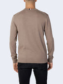 Us Polo Assn. Ανδρικό Πουλόβερ Leon 6656648847-126 Μπέζ