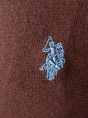 Us Polo Assn. Ανδρικό Πουλόβερ Leon 6656648847-266 Καφέ