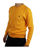 Us Polo Assn. Ανδρικό Πουλόβερ Leon 6656648847-211 Μουσταρδί