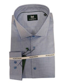 The Bostonians Ανδρικό Πουκάμισο  DOBBY CUSTOM FIT 3ANP2128-Β505LB Σιέλ
