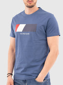 U.S. Polo Assn. Ανδρικό T-shirt Luca με Στάμπα 6751950313-172 Μπλε