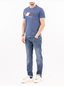 U.S. Polo Assn. Ανδρικό T-shirt Luca με Στάμπα 6751950313-172 Μπλε