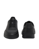 Lacoste Ανδρικά Δερμάτινα Sneakers Court Pro 50SMA007302H-BLK/BLK Μαύρο